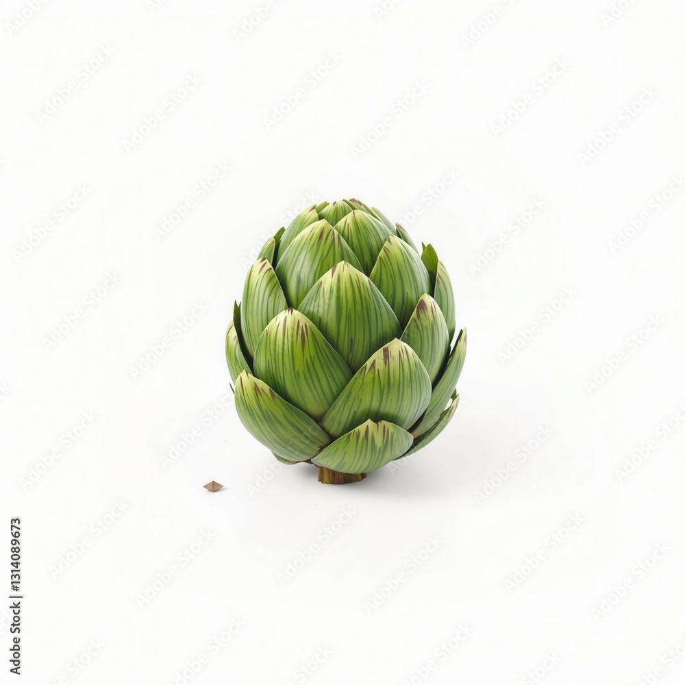 Obraz premium A green vegetable with a stem