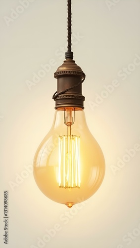 light bulb on a wall