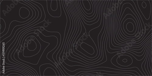 Abstract Background Featuring Layered Topographic Contour Lines, Wave Curves, and Grid Map Elements for a Dynamic Mapping Aesthetic
