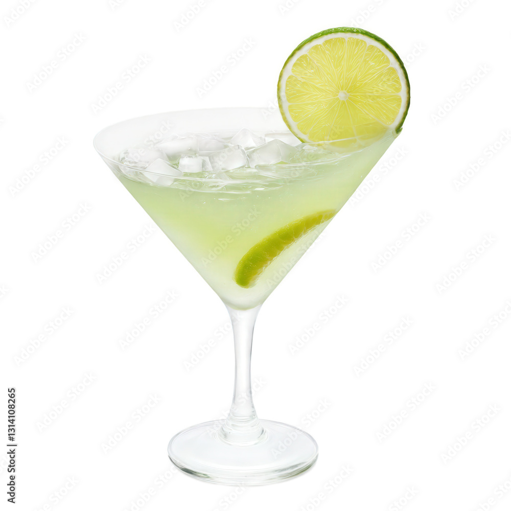 Batida de Limao - A lime-flavored Brazilian cocktail made with cachaca, lime juice, and sugar, served in a short glass Batida de Limao - A lime-flavored Brazilian cocktail made with cachaca, lime juice, and sugar, served in a short glass
