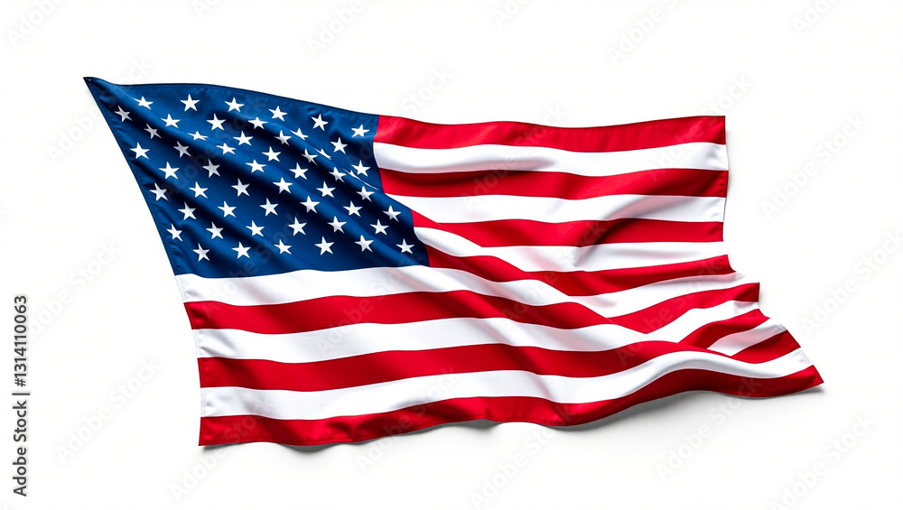 Fototapeta premium United States Flag Symbolizing Freedom and Unity