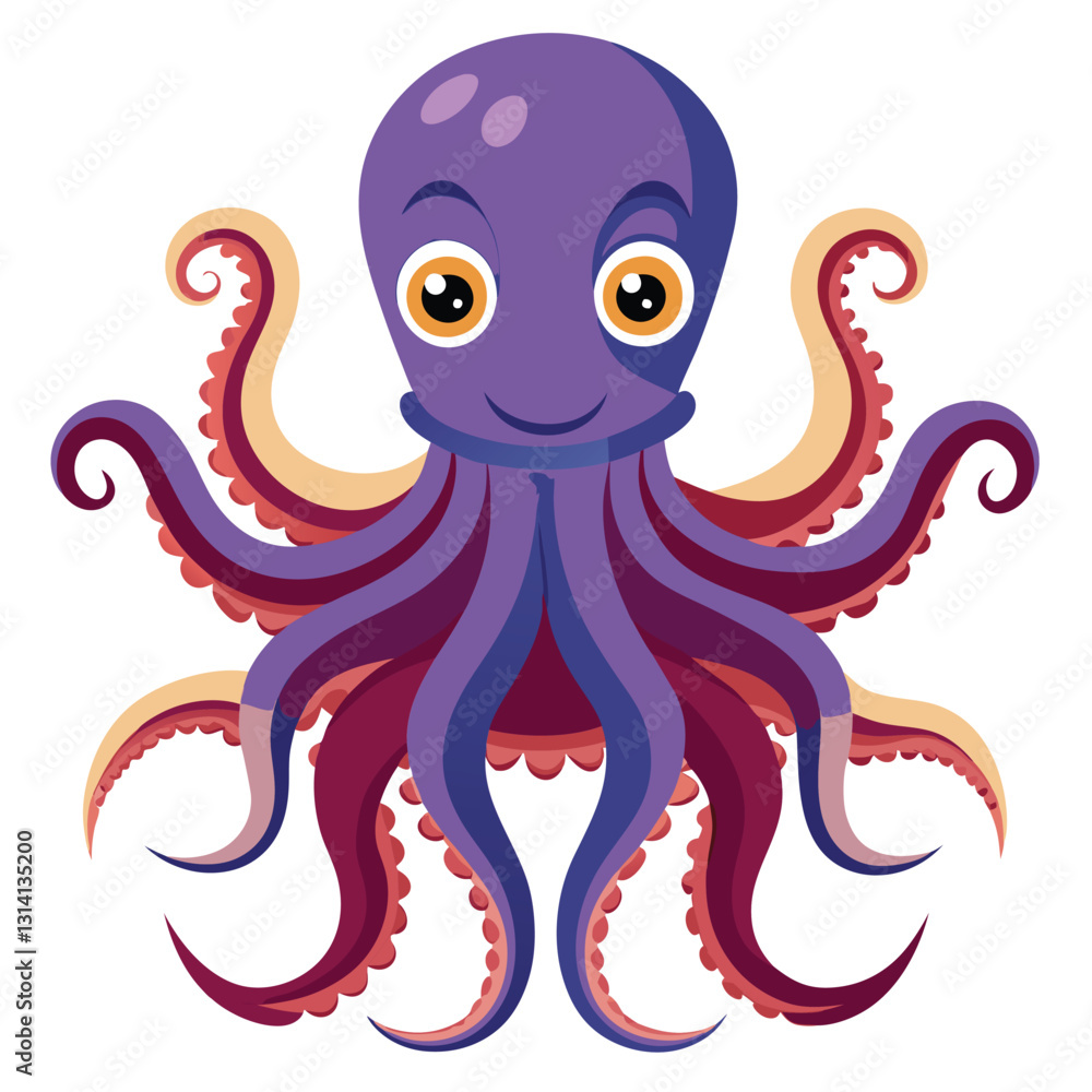 octopus vector images on white background octopus vector images on white background