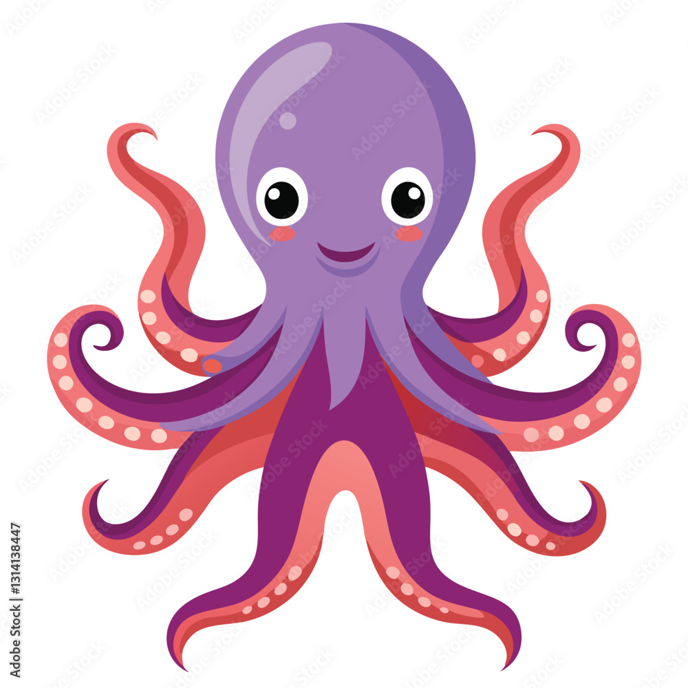 octopus vector images on white background octopus vector images on white background