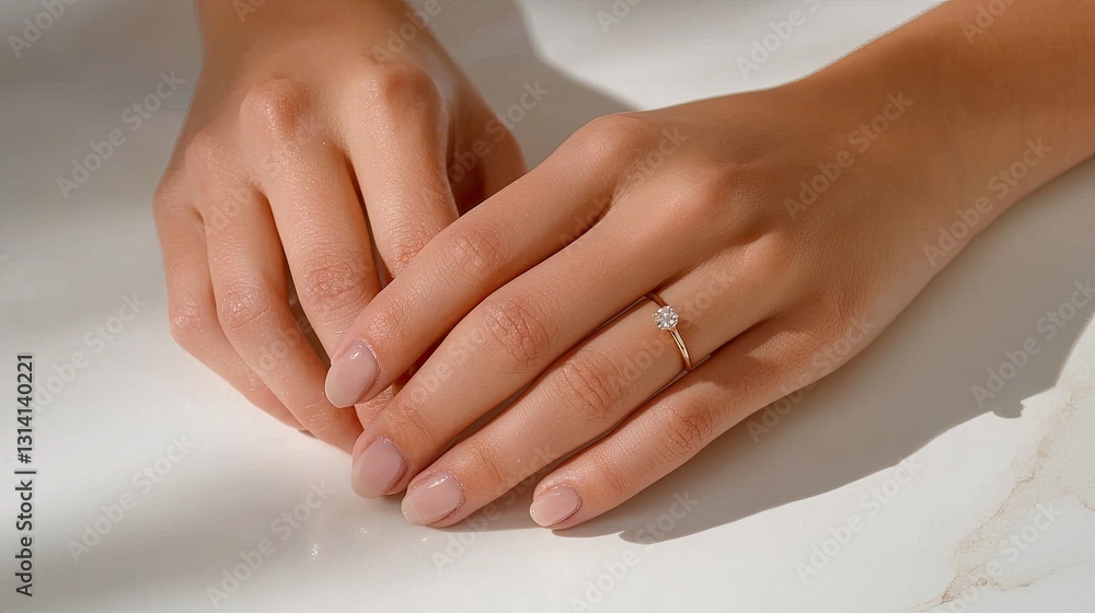 Soft and artistic image of well-manicured hands forming a heart, isolated on a clean white background Soft and artistic image of well-manicured hands forming a heart, isolated on a clean white background