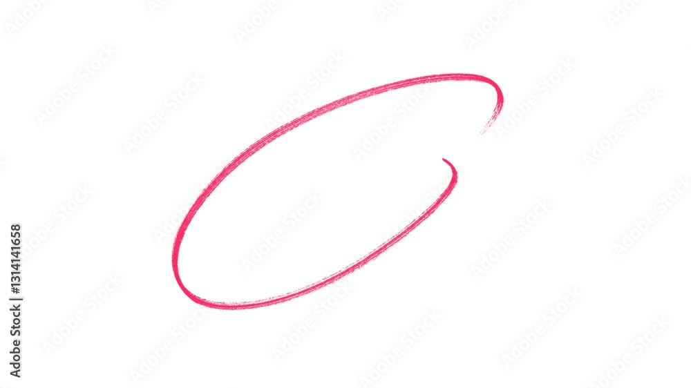 Red Hand-drawn highlighter circle round animation, Oval frame hand drawing, rough underline marks with alpha channel. marker, animated, hand drawn, highlighter, design elements, ink brush, Red Hand-drawn highlighter circle round animation, Oval frame hand drawing, rough underline marks with alpha channel. marker, animated, hand drawn, highlighter, design elements, ink brush,