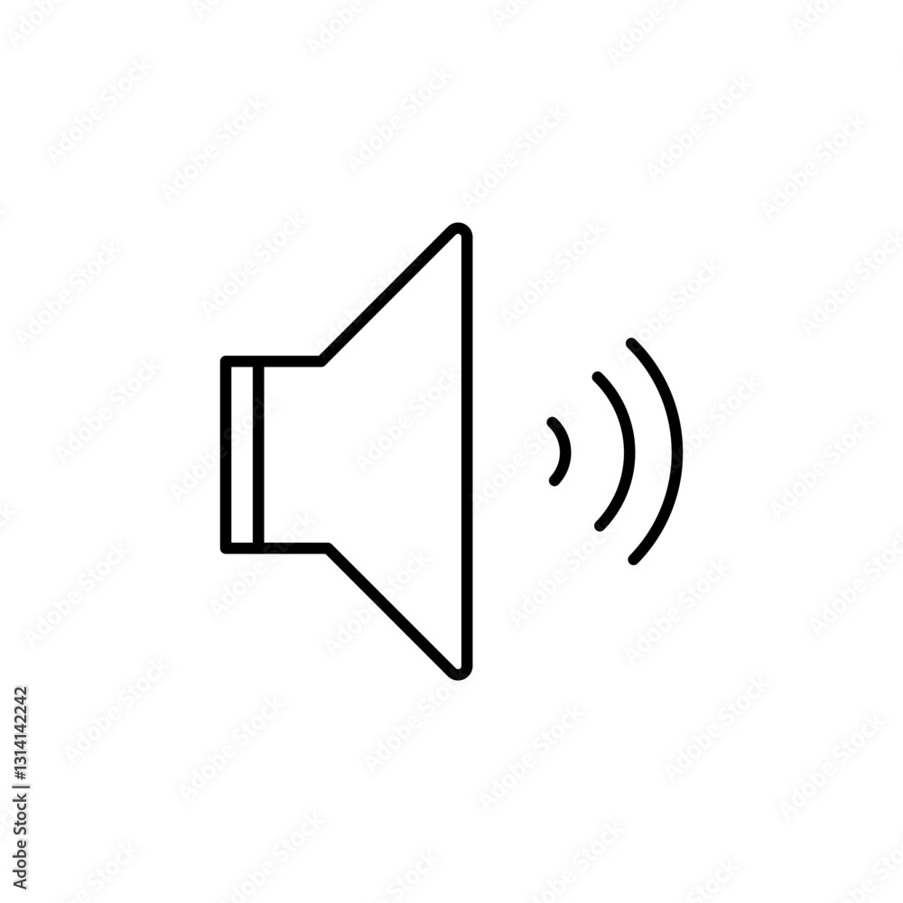 Sound line icon Sound line icon