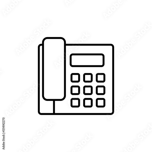 Telephone line icon