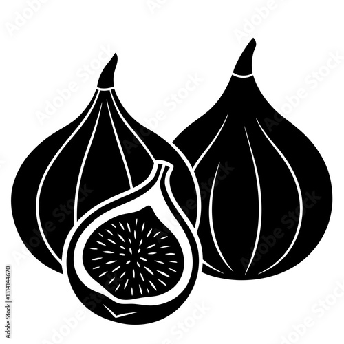 vector illustration of an Fig