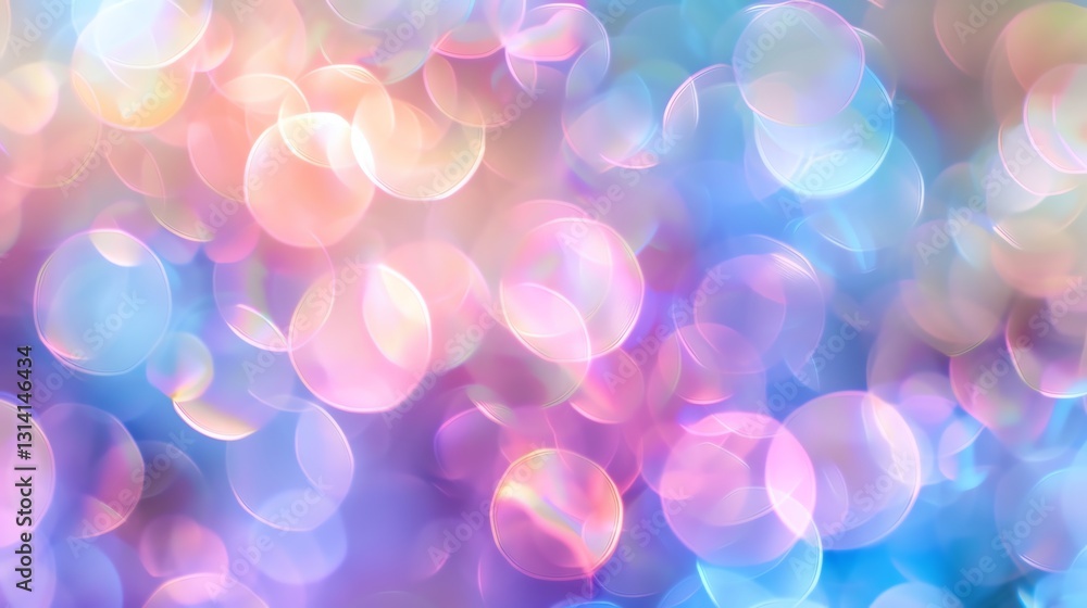 A soft, abstract background with pastel colors and bokeh lights. A soft, abstract background with pastel colors and bokeh lights.
