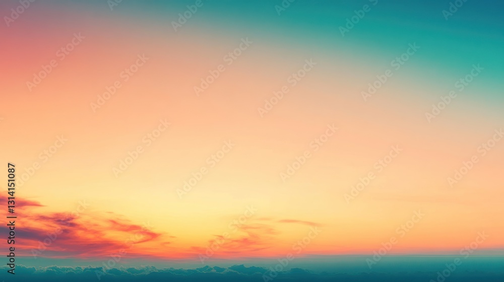 Beautiful colorful sky with fluffy clouds at sunset or sunrise Beautiful colorful sky with fluffy clouds at sunset or sunrise