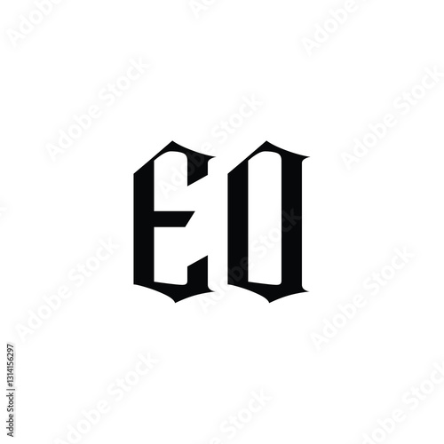 Free Download EO monogram logo design letter text name symbol monochrome logotype alphabet character simple logo - GFXLoad