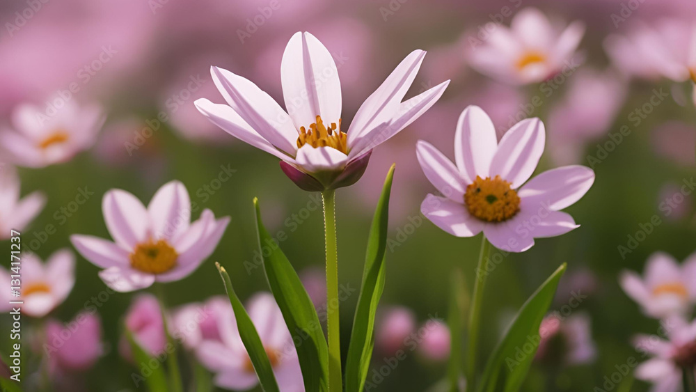 A scene that captures the spirit of the spring season A scene that captures the spirit of the spring season