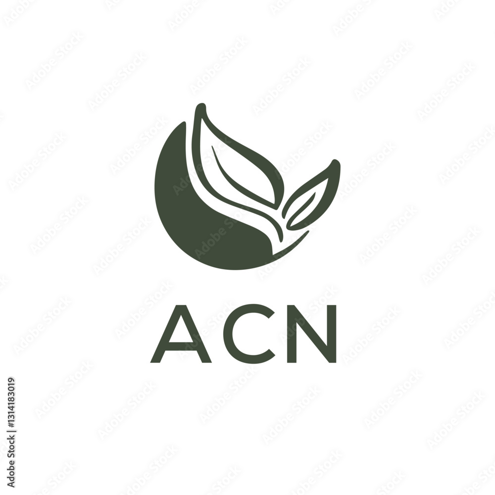 Obraz premium ACN LOGO DESIGN VECTOR TEMPLATE