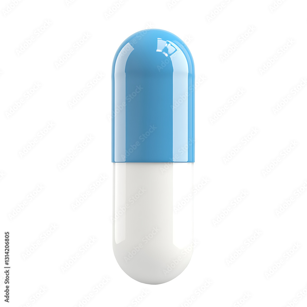 drug or pill blue and white realistic 3D isolated on a transparent checkered background. drug or pill blue and white realistic 3D isolated on a transparent checkered background.