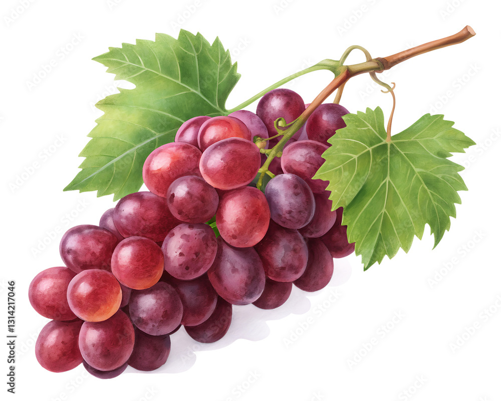 Obraz premium grapes isolated on white background.png