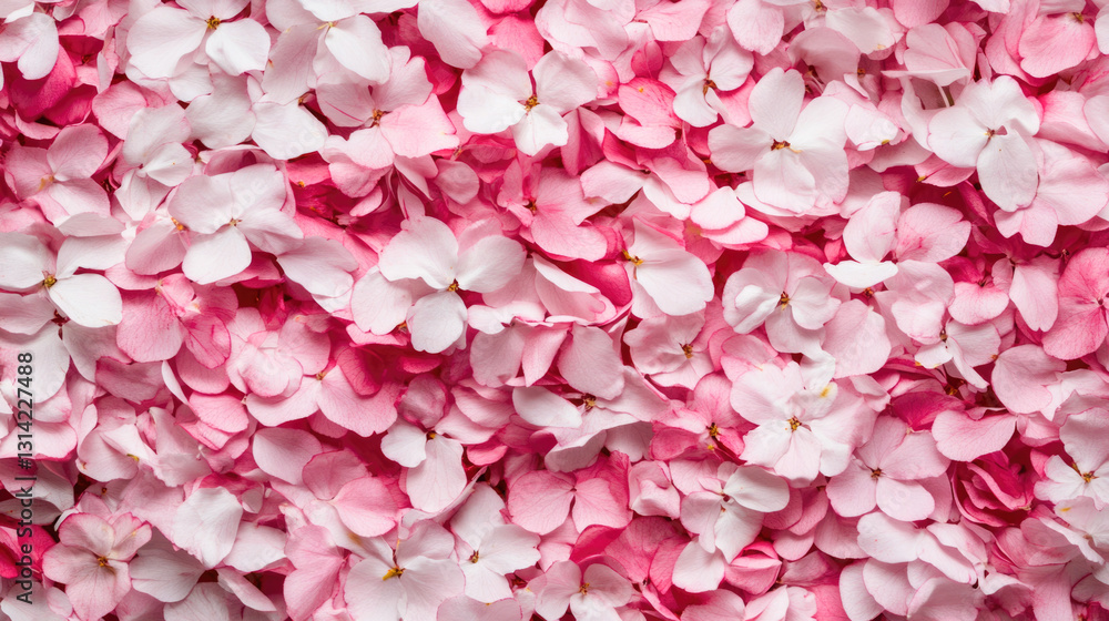 Vibrant pink and white petals floral pattern in full bloom Vibrant pink and white petals floral pattern in full bloom