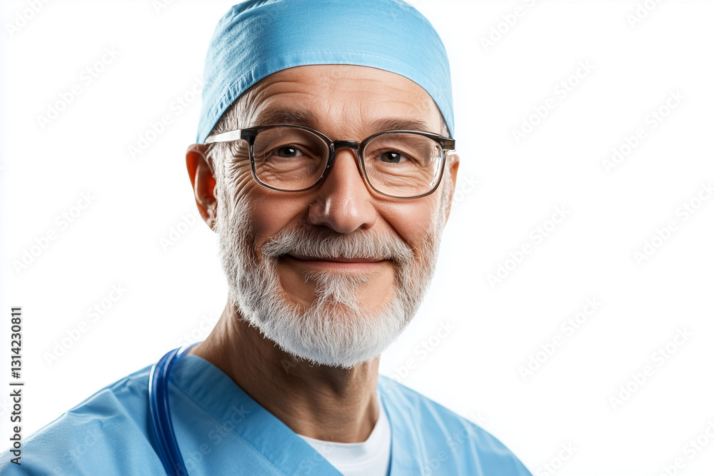 portrait of senior surgeon portrait of senior surgeon