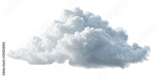 Fototapeta Naklejka Na Ścianę i Meble -  close up, Big cloud isolated on transparent background