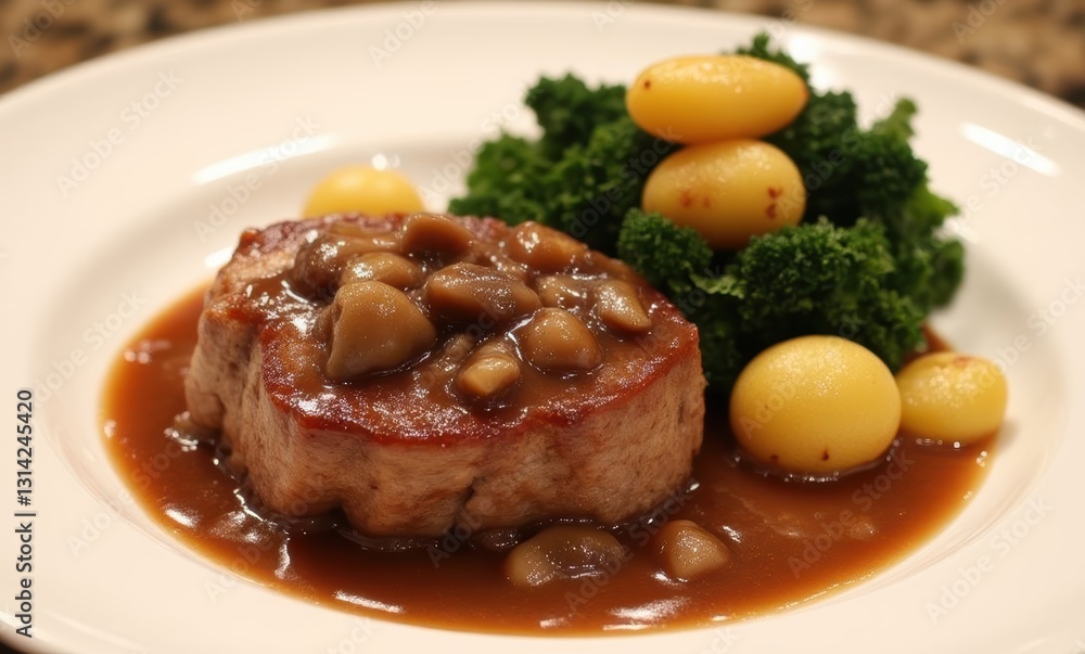 Savory meat dish with vegetables Savory meat dish with vegetables