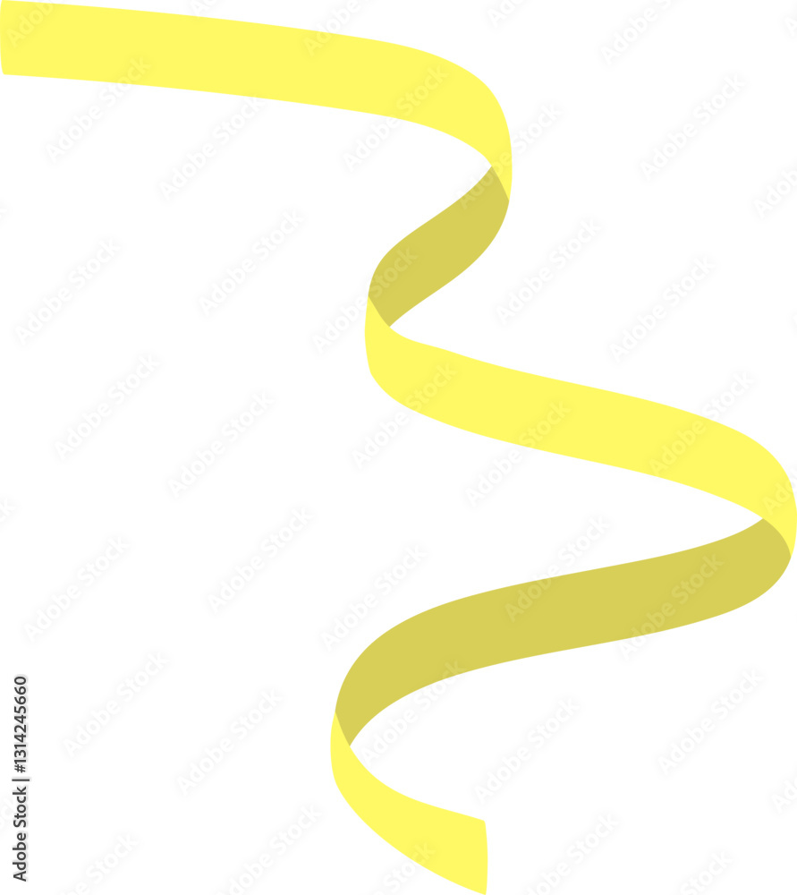 Decorative Wavy Ribbon Decorative Wavy Ribbon