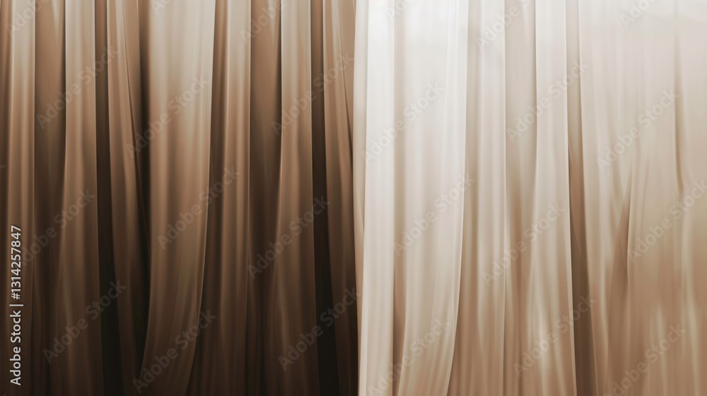 Obraz premium pastel brown sepia beige silk background