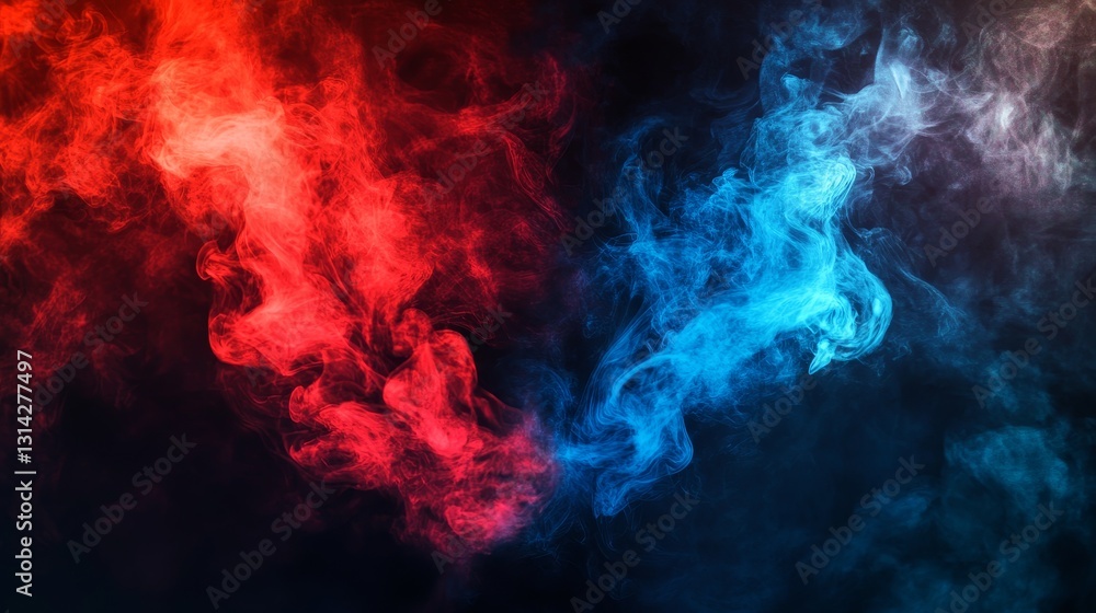 Abstract Red and Blue Smoke Background: A Mesmerizing Dance of Color and Texture Abstract Red and Blue Smoke Background: A Mesmerizing Dance of Color and Texture