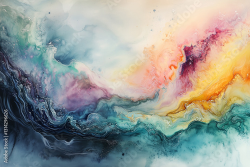 beautiful water color abstract background