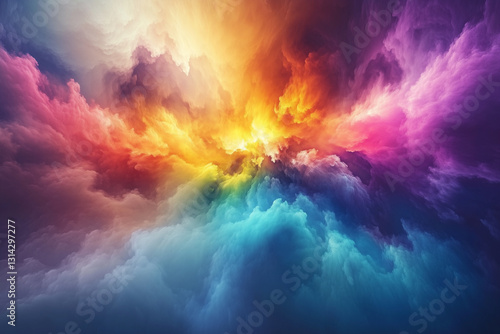 abstract background supernova light explosion