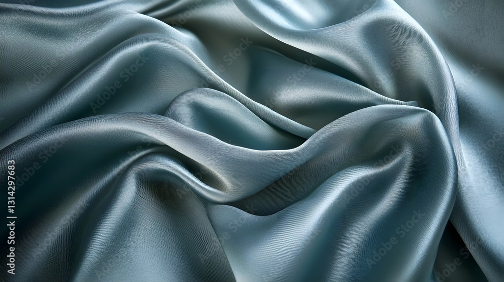 Fototapeta premium Soft Flowing Pastel Silk Fabric with Smooth Luxurious Texture as Elegant Background or Backdrop