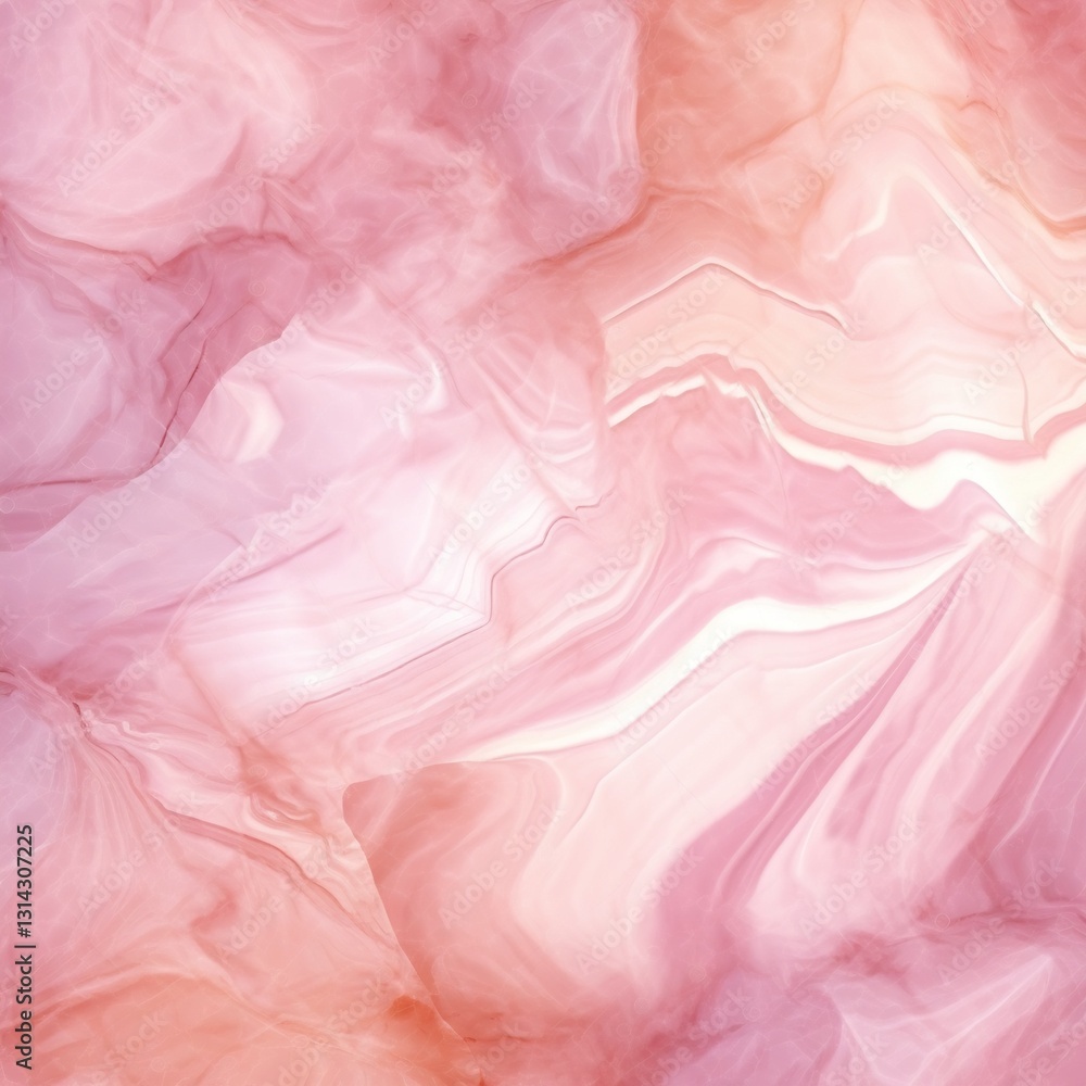 Obraz premium Abstract Pink and Peach Swirl Pattern