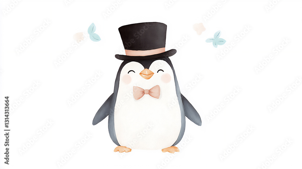 Obraz premium dapper penguin,