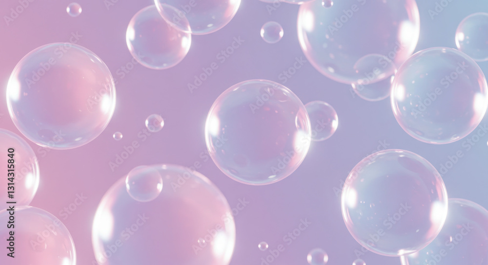 Abstract Background Clear Bubbles Pastel Aesthetic Abstract Background Clear Bubbles Pastel Aesthetic
