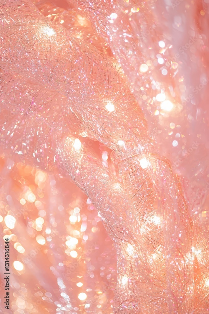 Fototapeta premium Vertical Abstract light pink bokeh background.
