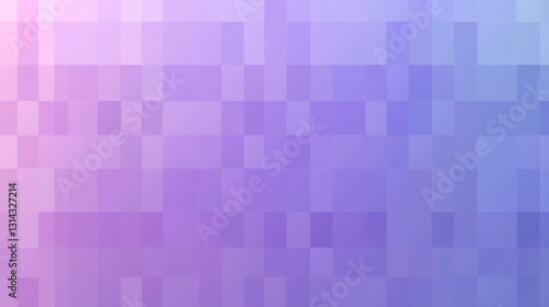 Abstract pixelated background in purple and pink hues.