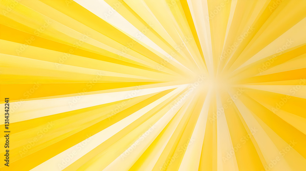Vibrant Yellow Sunburst Background With Radial Lines And Bright Light Effect Graphic Illustration Vibrant Yellow Sunburst Background With Radial Lines And Bright Light Effect Graphic Illustration