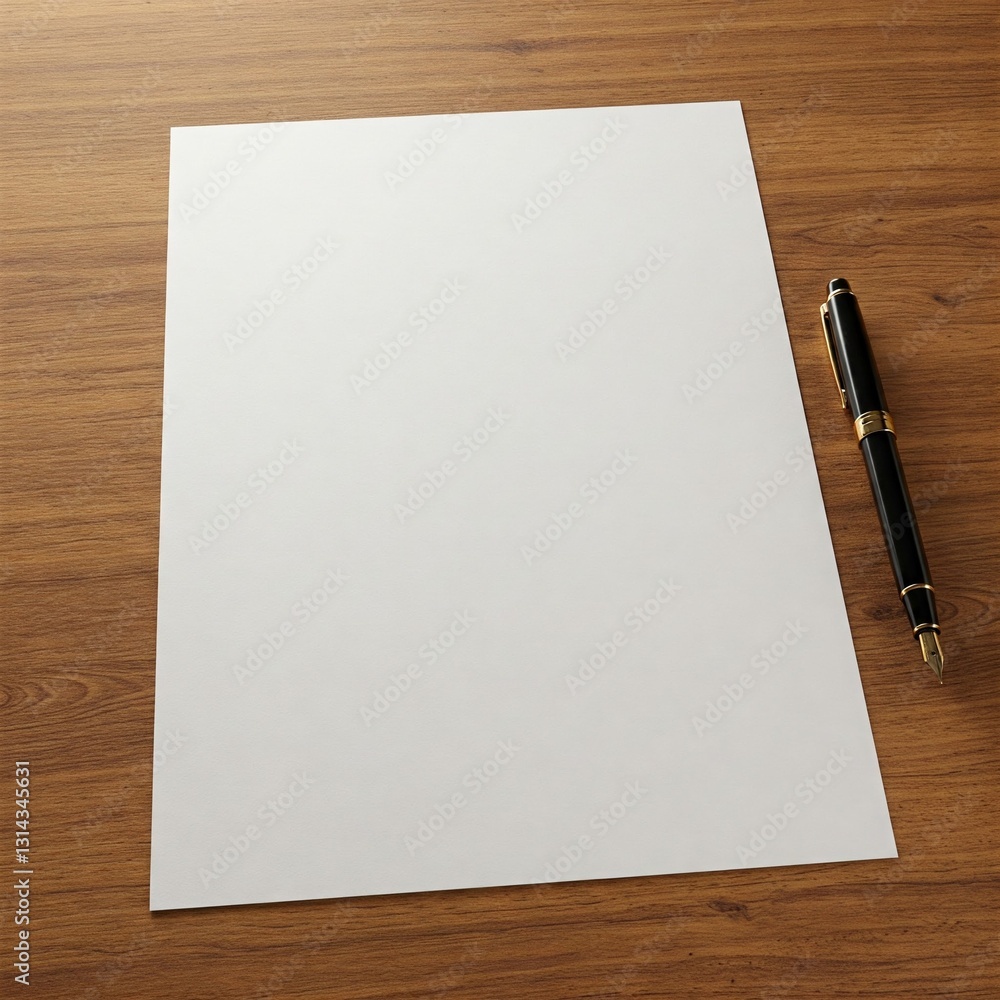 Paper and pen Paper and pen