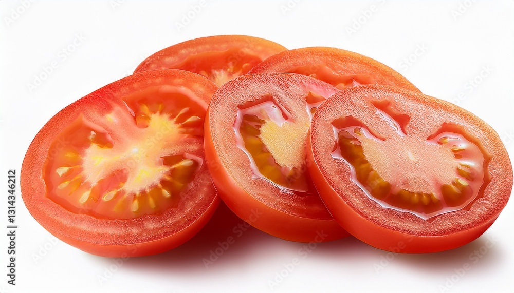 スライスされたトマト