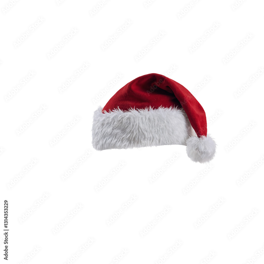 Mild winter fills wrapped in a santa hat style Mild winter fills wrapped in a santa hat style
