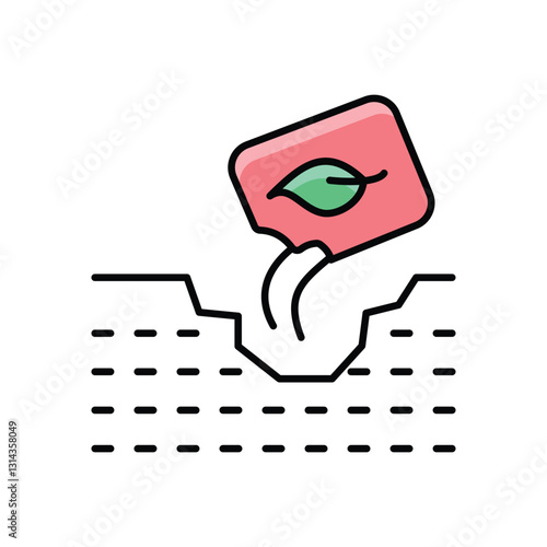 Fertilization Vector icon