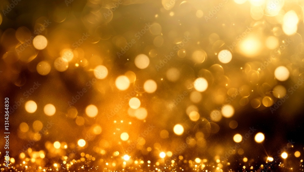 Warm inviting golden background with shimmering effect Warm inviting golden background with shimmering effect