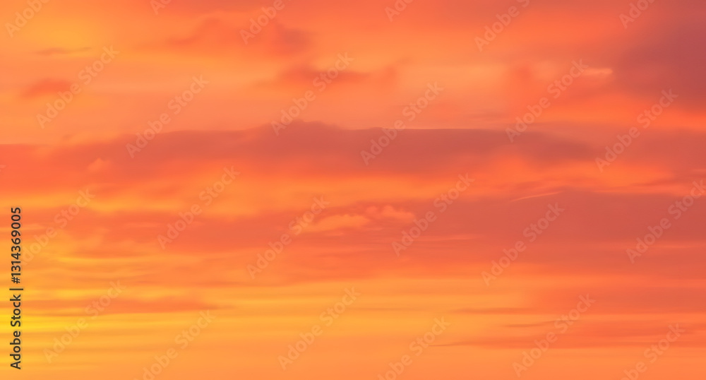 Warm sunset orange and pink sky abstract background. Tranquil and dreamy Warm sunset orange and pink sky abstract background. Tranquil and dreamy