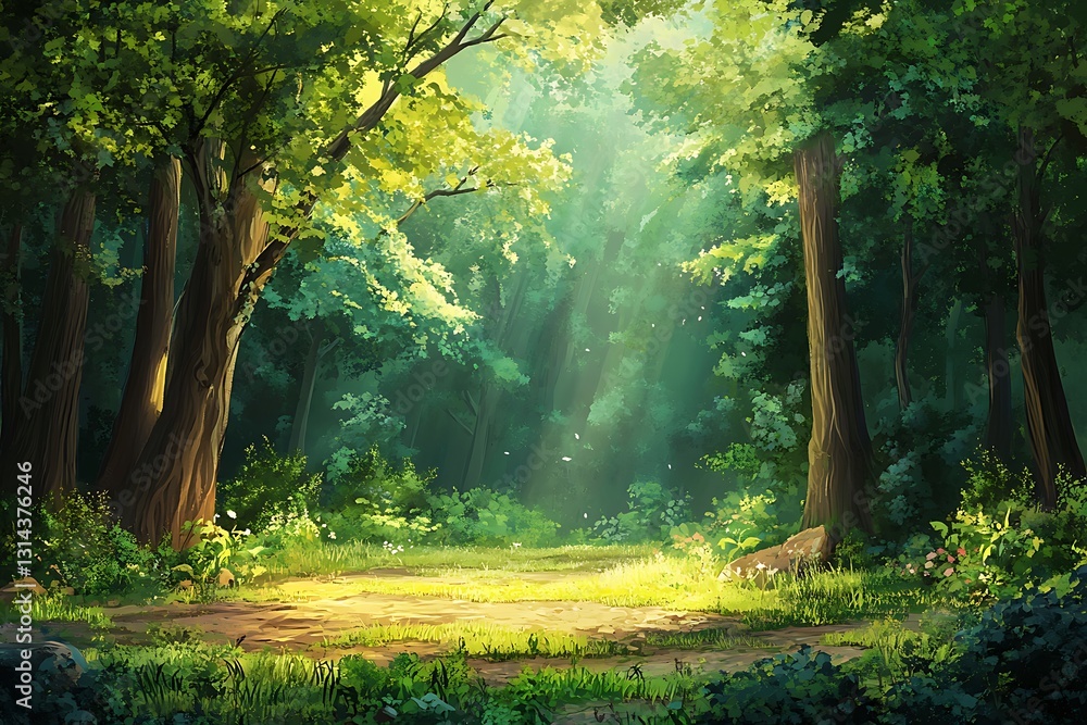 Fototapeta premium morning in the forest