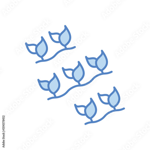 Field Cultivation Vector icon