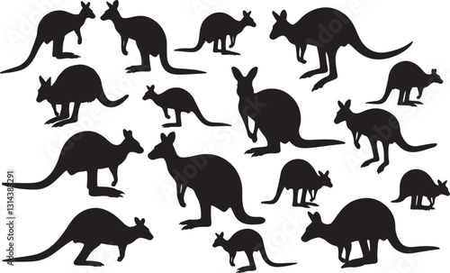 Wallaby Silhouette