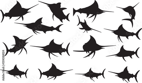 Swordfish Silhouettes