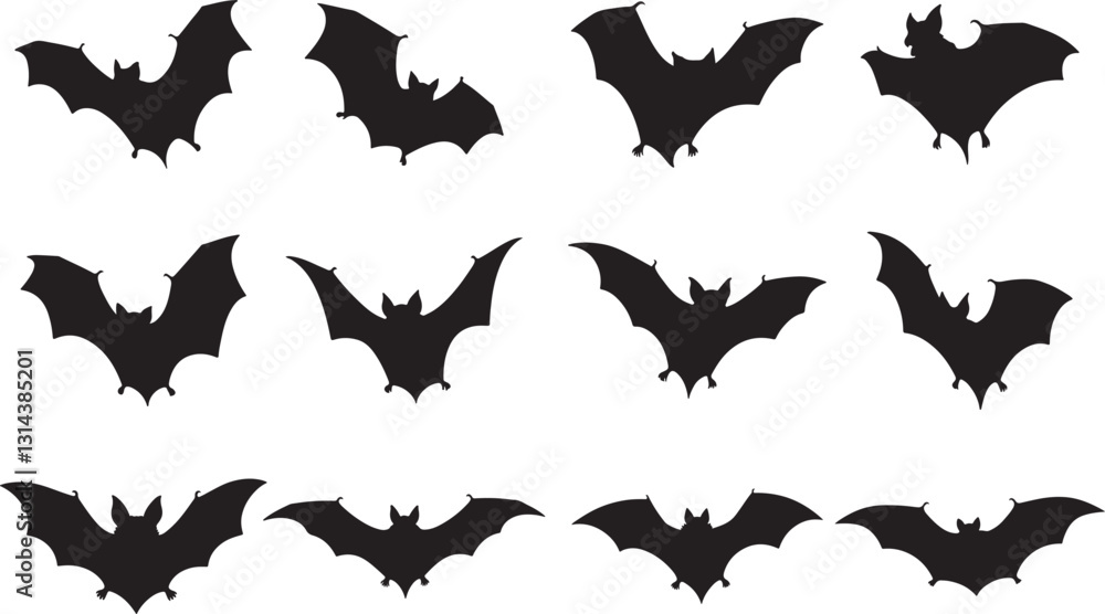 Vampire Bat Silhouette Vampire Bat Silhouette