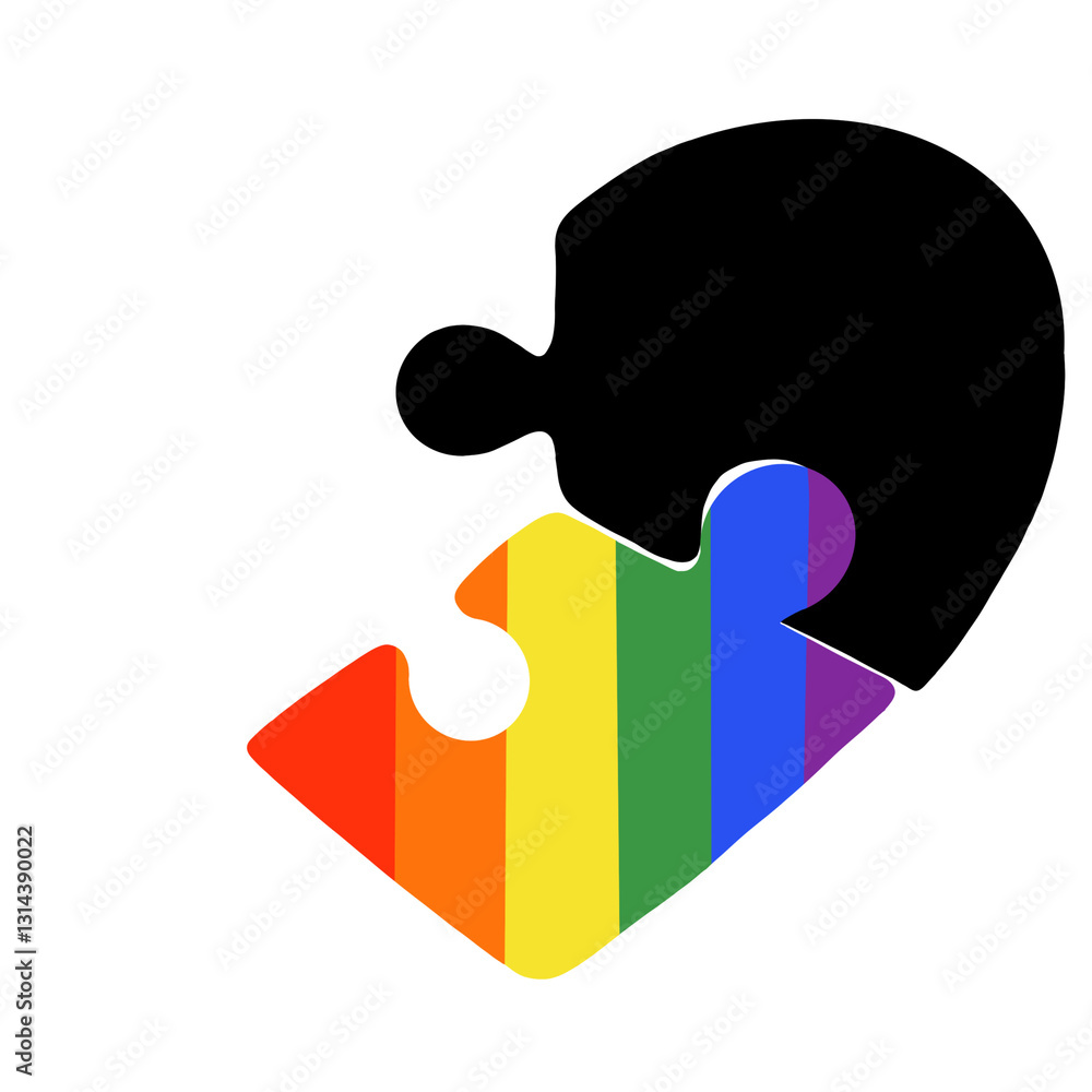Heart rainbow Heart rainbow