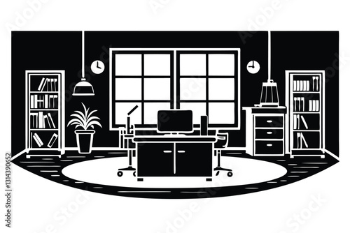 office art design vector