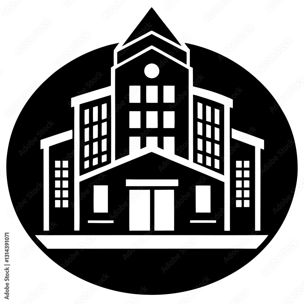 Fototapeta premium Building Icons Set: Perfect for Architecture and Real Estate Projects
