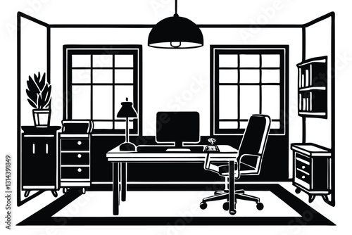 office art design vector